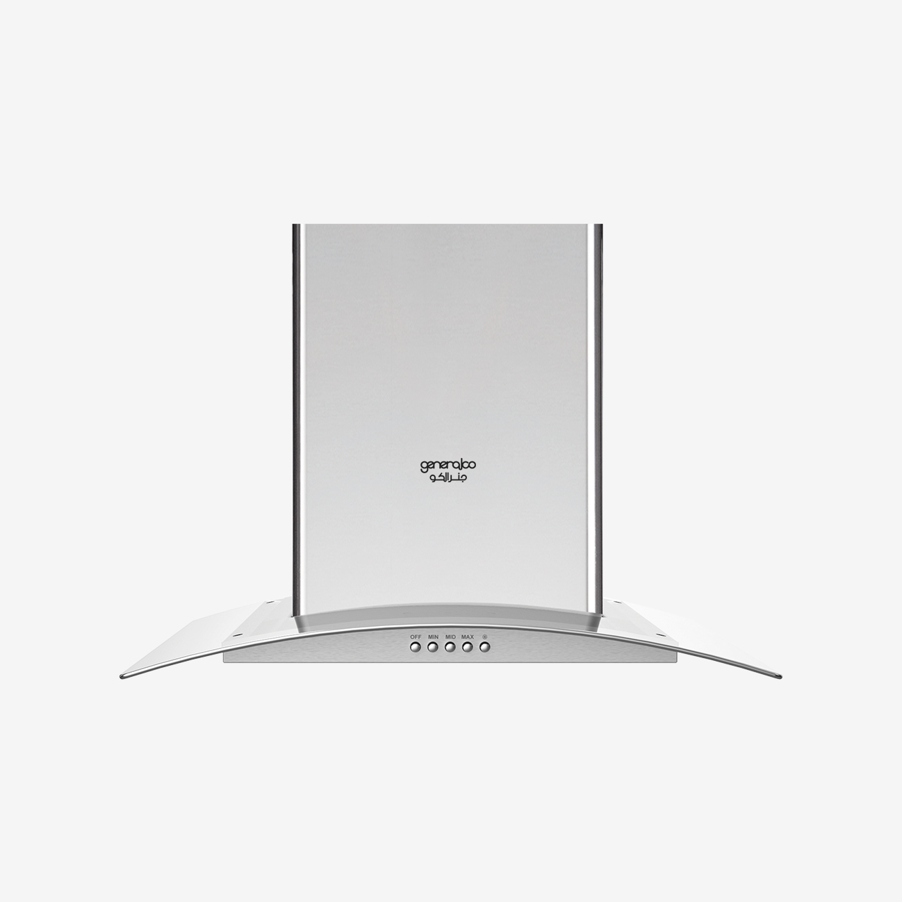 60CM CURVED CHIMNEY HOOD