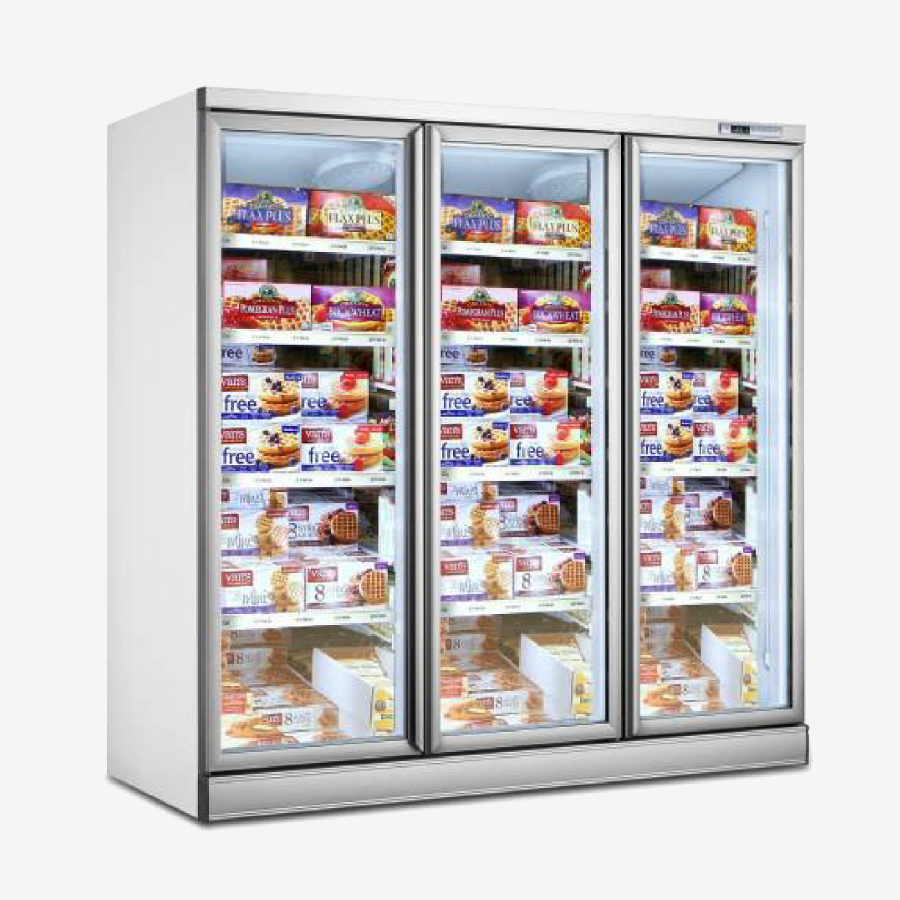 THREE DOORS GLASS FREEZER 1450L