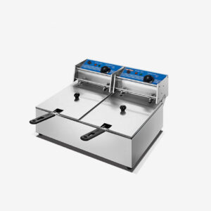 2 ZONE ELECTRIC FRYER  5.5+5.5L