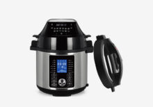 PRESSURE COOKER WITH AIR FRYER 2x1