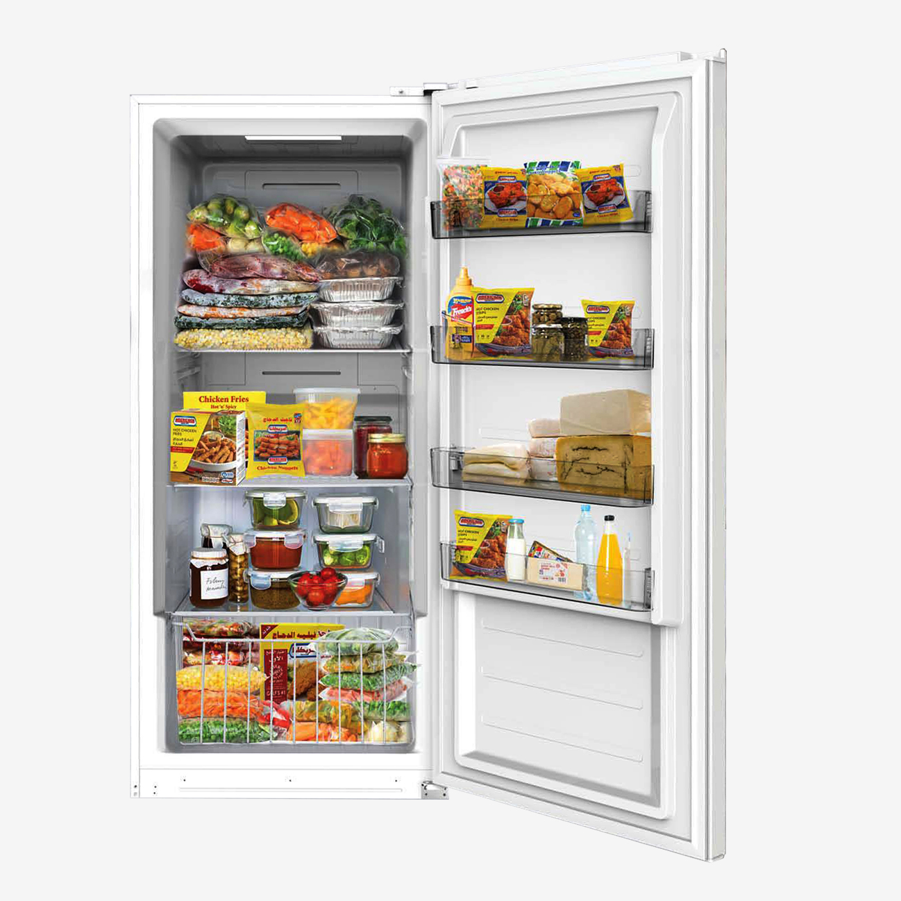 UPRIGHT FREEZER 390LITRE WHITE - Image 2