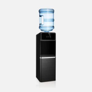 GENERALCO WATER DISPENSER, HOT AND COLD, WITH SMALL FRIDGE