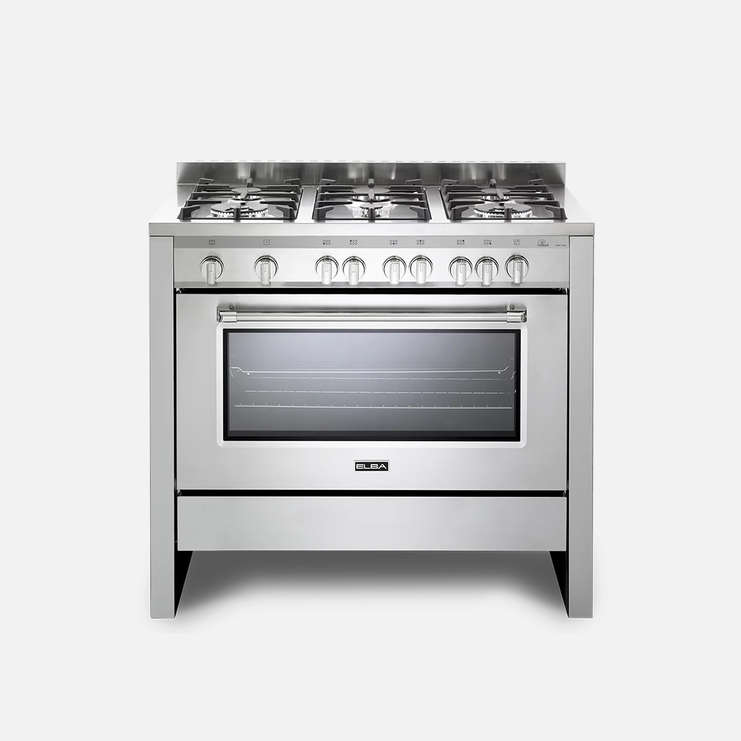 ELBA COOKER, 6 GAS BURNERS , GAS OVEN, 100X60CM, MADE IN ITALY