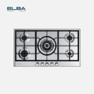 ELBA BUILT-IN HOB 5GAS BURNERS, 90CM