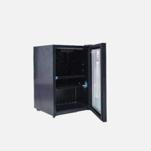 GENERALCO, MINI GLASS REFRIGERATOR 70LTR, BLACK