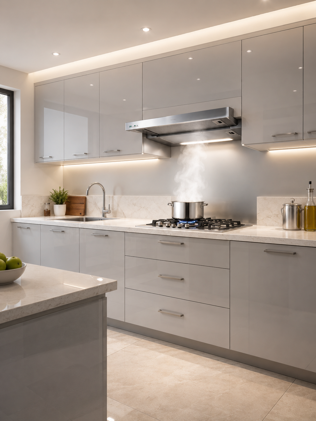 ELBA-COOKER HOOD, UNDER CABINET CONVERTIBLE, 60CM, ITALY - Image 2
